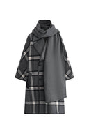 Capa reversible a cuadros Valmore