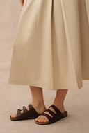 Cathy A Line Skirt in Lightweight Cotton Twill
