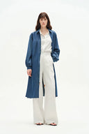 Lia Long Sleeve Dress in Lyocell Denim