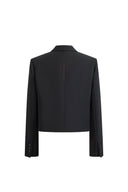 Blazer signature Olivia cousu main en laine de mouton