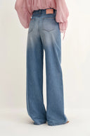 Jeans larges Rex en denim coton