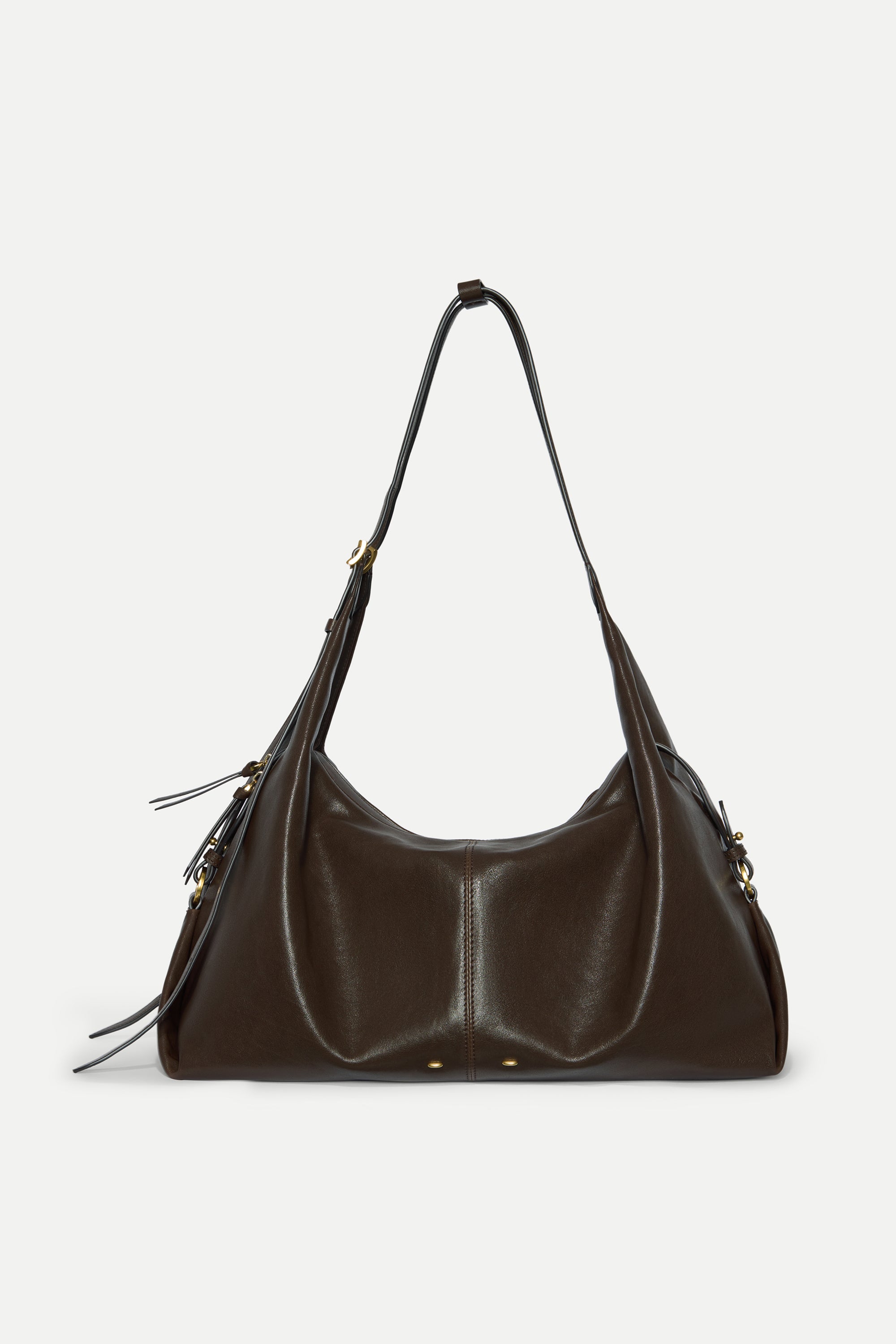 Aura Hobo Bag in Vegetable-Tanned Cowhide