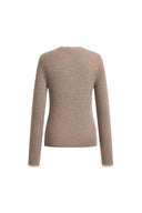 Cardigan Liora à boutons et franges en tricot cachemire