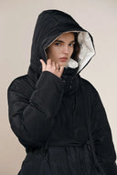 Carezza Double Faced Two Tone Down Jacket in High-Density Down-Proof