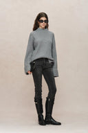 Eliza Fleece Voering Skinny Jeans in Rekbare Denim
