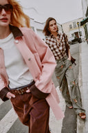 Star Straight Leg Jeans in Beaded Cotton Denim