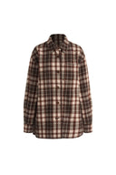 Arlene Oversized Checkered Jacket in Merino Wool
