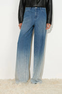 Elara Jeans mit geradem Bein und Strasssteinen