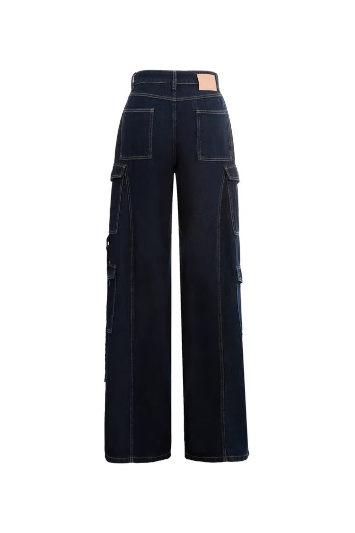 la favola ラファーボラ BAGGY PANTS CAMEL DENIM la favola la favola ラファーボラ BAGGY PANTS CAMEL DENIM la favola
