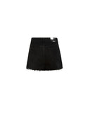 Rebel Washed Jeans Shorts in Thin Denim