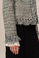 Abrigo Marcela en Tweed de Lana Gruesa