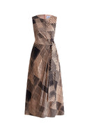 Athena Print Dress in Cotton Sateen