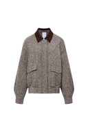 Chaqueta de béisbol Dakota Tweed en lana