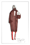 Sophie Cocoon Coat in Merino Wool Twill
