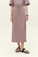 Aurora Ruched Waist T Shirt and Skirt Set