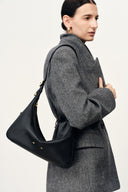 Navigli Shoulder Hobo Bag in Nappa Calfskin