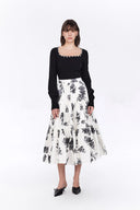 Orion Blouse in Wool Blend Knit