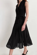 Sherry Sleeveless Pleated Dress