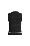 Silvy Tweed Sleeveless Top in Textured Cotton