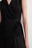 Sherry Sleeveless Pleated Dress