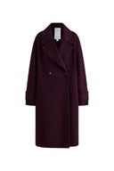 Manteau cocon double face Emma en laine mérinos