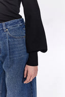 Orion Blouse in Wool Blend Knit