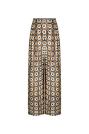 Jorien Drape Pants in Crinkled Silk Blend