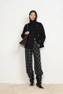 Catherine Double Faced Cabanse Coat in Wool Cashmere Blend