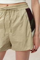 Trea Tracksuit Jacket and Track Shorts Set in Water Resistant Nylon