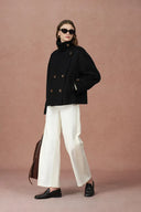 Catherine Double Faced Cabanse Coat in Wool Cashmere Blend