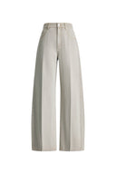 Karin Baggy Jeans in Washed Cotton Denim