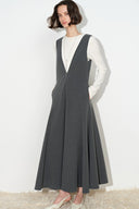 Thea V Neckline Sleeveless Dress
