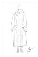 Ester Coat in Merino-Alxa Camel Down Blend