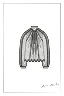 Xyla Semi Sheer Blouse in Silk Crepe with Paisley