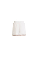 Shorts a linea A Becky Cross Stitch in misto lino