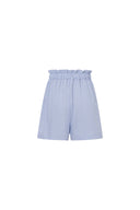 Lona Striped Shorts in Cotton Poplin