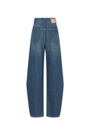 Luna Barrel Leg Jeans in Cotton Denim