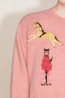 Pull Estrella Pony en mélange alpaga ultra-fin