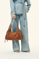 Bolso hobo Aura en gamuza española