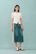 Amber Round Neck Buttoned Top