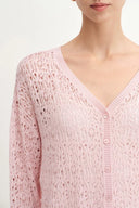 Nicole wendbarer Pullover vorne oder hinten tragbar aus Triacetat mit Kaschmir-Strick