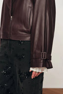 Fred Short Jacket in Eco Leather
