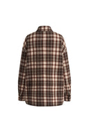 Arlene Oversized Checkered Jacket in Merino Wool