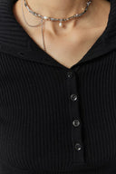 Olivia Fitted Top in Merino Wool Knit