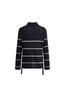 Darcy Bouclé Striped Sweater in Merino Wool Knit