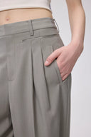 Bug Wide Leg Pants in Worsted Wool Blend