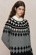 Delphine Fair Isle Knit Sweater