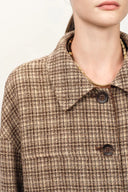 Rowan Two Tone Reversible Jacket in  Double Face Merino Wool