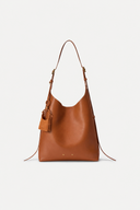Porte-clés Mini Sac Duomo en Cuir Suédé