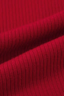 Basic Wool Knit Fitted Sweater